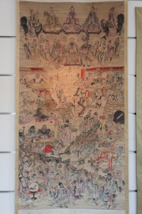 展示澳门吴庆云道院珍藏清代工笔天地水府诸仙神神像画